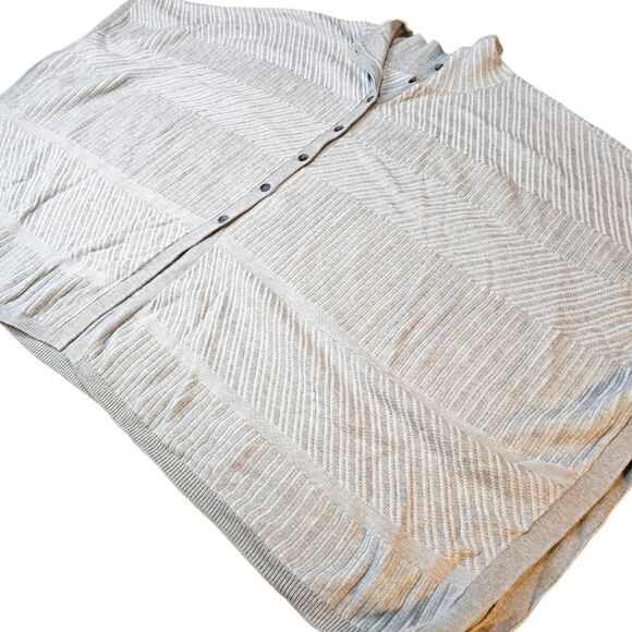 Banana Republic Light Grey Knit Poncho - Picture 8 of 10